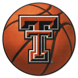 Texas Tech Red Raiders Basketball Rug - 27in. Diameter