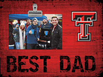 Texas Tech Red Raiders Best Dad Clip Frame