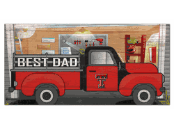 Texas Tech Red Raiders Best Dad Truck 6x12 Sign