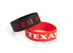 Texas Tech Red Raiders Bracelets - 2 Pack Wide