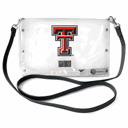 Texas Tech Red Raiders Clear Envelope Purse STRAP