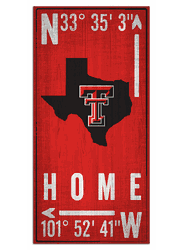 Texas Tech Red Raiders Coordinate 6x12 Sign
