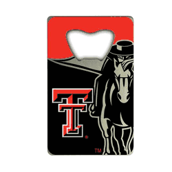 Texas Tech Red Raiders Credit Card Style Bottle Opener - 2 x 3.25