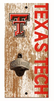 Texas Tech Red Raiders Distressed Bottle Opener