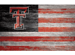 Texas Tech Red Raiders Distressed Flag 11x19