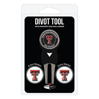 Texas Tech Red Raiders Divot Tool Pack - Signature tool w/ 3 markers