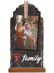 Texas Tech Red Raiders Family Clothespin 6x12