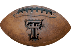 Texas Tech Red Raiders Football - Vintage Throwback - 9 Inches