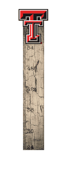 Texas Tech Red Raiders Growth Chart Sign 6x36