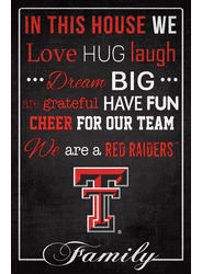 Texas Tech Red Raiders In This House 17x26