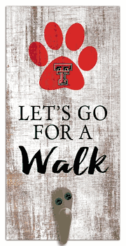 Texas Tech Red Raiders Leash Holder 6x12 Sign