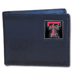 Texas Tech Red Raiders Leather Bi-fold Wallet
