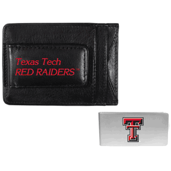 Texas Tech Red Raiders Leather Cash & Cardholder & Money Clip