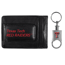 Texas Tech Red Raiders Leather Cash & Cardholder & Valet Key Chain