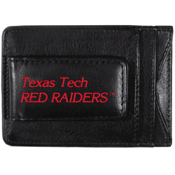 Texas Tech Red Raiders Logo Leather Cash and Cardholder
