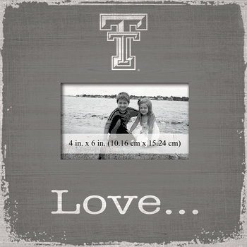 Texas Tech Red Raiders Love Picture Frame