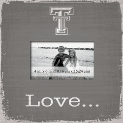Texas Tech Red Raiders Love Picture Frame