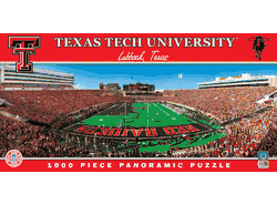 Texas Tech Red Raiders NCAA 1000pc Panoramic Puzzle - End Zone