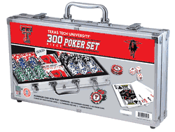 Texas Tech Red Raiders NCAA 300pc Poker Set