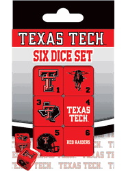 Texas Tech Red Raiders NCAA Dice Set