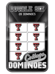 Texas Tech Red Raiders NCAA Dominoes