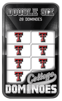 Texas Tech Red Raiders NCAA Dominoes