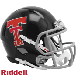 Texas Tech Red Raiders NCAA Mini Speed Football Helmet Throwback