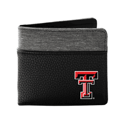 Texas Tech Red Raiders Pebble BiFold Wallet BLCK