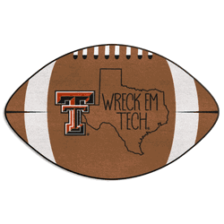 Texas Tech Red Raiders Southern Style Football Rug - 20.5in. x 32.5in.