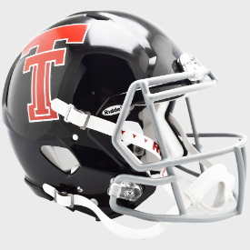 Texas Tech Red Raiders Speed Full Size Replica Football Helmet Throwback