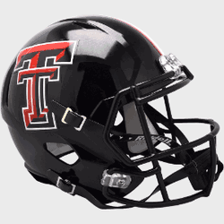 Texas Tech Red Raiders Speed Replica Full Size Football Helmet 2024 Black