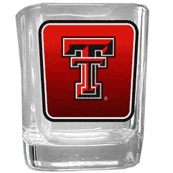 Texas Tech Red Raiders Square Glass Shot Glass