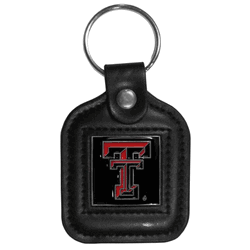 Texas Tech Red Raiders Square Leatherette Key Chain