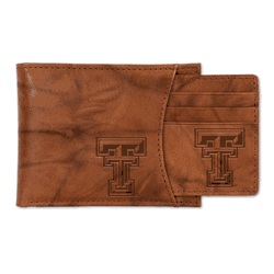 Texas Tech Red Raiders Standard Genuine Leather Slider Wallet