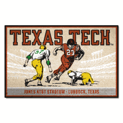 Texas Tech Red Raiders Starter Mat Accent Rug - 19in. x 30in. Ticket Stub Starter Mat