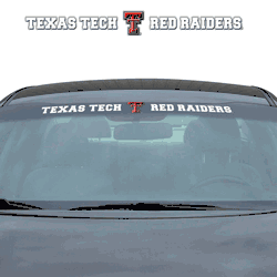 Texas Tech Red Raiders Sun Stripe Windshield Decal 3.25 in. x 34 in.