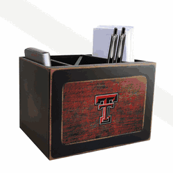 Texas Tech Red Raiders Team Color Desktop Organizer