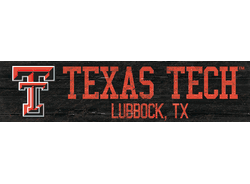 Texas Tech Red Raiders Team Name Sign