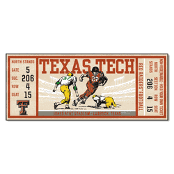 Texas Tech Red Raiders Ticket Runner Rug - 30in. x 72in.