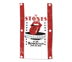 The Rolling Stones 1975 Spectrum Beach Towel 40x72 inches