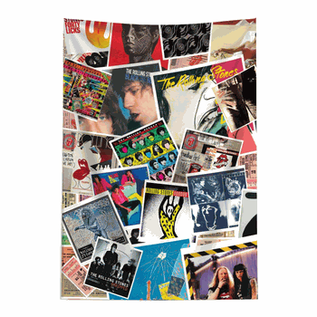 The Rolling Stones Album Madness Wall Hanging Tapestry 24�36 inches