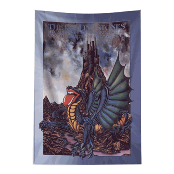 The Rolling Stones Cardiff Wall Hanging Tapestry 24�36 inches