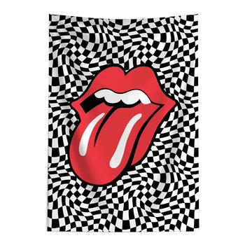 The Rolling Stones Classic Checker Wall Hanging Tapestry 24�36 inches
