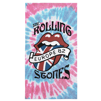 The Rolling Stones European Tour Beach Towel 30x60 inches