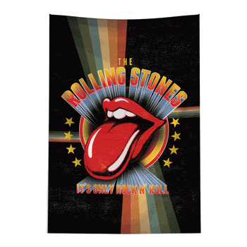 The Rolling Stones Rock Rainbow Wall Hanging Tapestry 24�36 inches