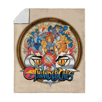 Thundercats Justice, Truth, Honor, And Loyalty Silk Touch Sherpa Throw Blanket 50x60 Inches