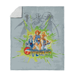 Thundercats The Crew Silk Touch Sherpa Throw Blanket 50x60 Inches