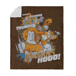 Thundercats Thundercats Hooo! Silk Touch Sherpa Throw Blanket 50x60 Inches