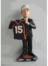 Tim Tebow Denver Broncos 2010 Draft Day Bobble Head Doll 10"