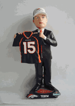 Tim Tebow Denver Broncos 2010 Draft Day Bobble Head Doll 10